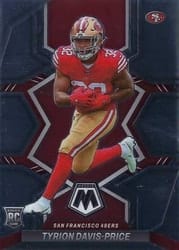 2022 Panini Mosaic Base Set Tyrion Davis-Price #340 card