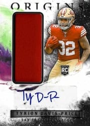 2022 Panini Origins Base Set Tyrion Davis-Price #179 card