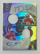 2022 Panini Spectra Dual Patch Autographs Tyrion Davis-Price / Danny Gray #DPA-SF9 card