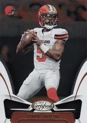 2018 Panini Certified Base Set Tyrod Taylor #16 card