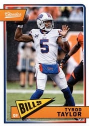 2018 Panini Classics Base Set Tyrod Taylor #11 card