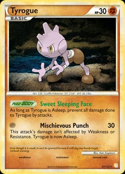 2010 HeartGold & SoulSilver Tyrogue #33 card