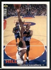 1995-96 Collector's Choice Base Set Tyrone Hill #20 card