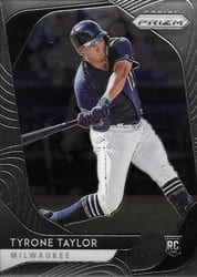 2020 Panini Prizm Base Set Tyrone Taylor #69 card