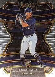 2020 Panini Select Base Set Tyrone Taylor #20 card