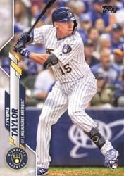 2020 Topps Base Set Tyrone Taylor #539 card
