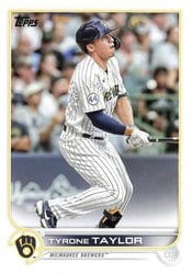 2022 Topps Update Base Set Tyrone Taylor #US99 card