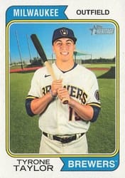 2023 Topps Heritage Base Set Tyrone Taylor #291 card