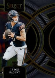2023 Panini Select Base Set Tyson Bagent #123 card