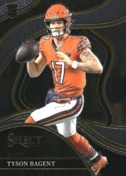 2023 Panini Select Base Set Tyson Bagent #208 card