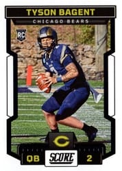 2023 Score Base Set Tyson Bagent #312 card