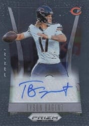 2024 Panini Prizm Deca Signatures Tyson Bagent #S-TBT card