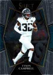 2021 Panini Select Base Set Tyson Campbell #189 card