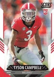 2021 Score Base Set Tyson Campbell #394 card