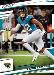 2022 Panini Prestige Base Set Tyson Campbell #139 card