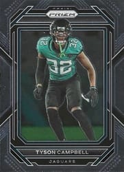 2022 Panini Prizm Base Set Tyson Campbell #135 card