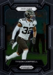 2023 Panini Prizm Base Set Tyson Campbell #140 card