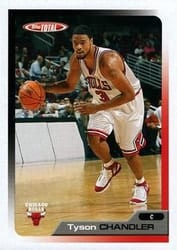 2005-06 Topps Total Base Set Tyson Chandler #299 card