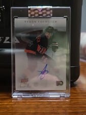 2023-24 Upper Deck Clear Cut 2006-07 UD Sweet Shot Autos Tyson Foerster #SS-TF card