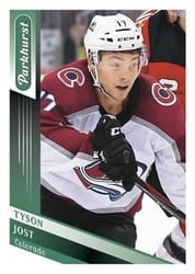 2019-20 Parkhurst Base Set Tyson Jost #58 card