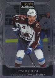 2021-22 O-Pee-Chee Platinum Base Set Tyson Jost #146 card