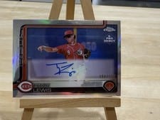 2025 Topps Pro Debut Chrome Autographs Tyson Lewis #PDC-175 card