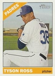 2015 Topps Heritage Base Set Tyson Ross #393 card