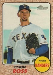 2017 Topps Heritage Base Set Tyson Ross #621 card