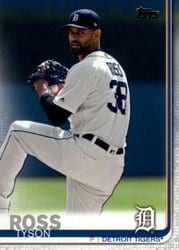 2019 Topps Update Base Set Tyson Ross #US281 card