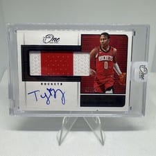 2022-23 Panini One and One Rookie Jumbo Jersey Autographs TyTy Washington Jr #RJJ-TYW card