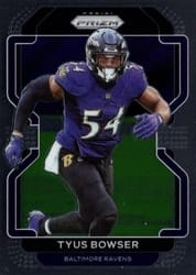 2021 Panini Prizm Base Set Tyus Bowser #286 card
