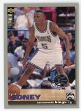 1995-96 Collector's Choice Base Set Tyus Edney #297 card