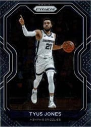2020-21 Panini Prizm Base Set Tyus Jones #21 card