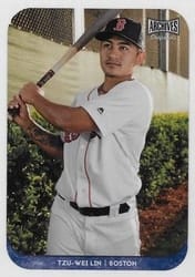 2018 Topps Archives Snapshots Base Tzu-Wei Lin #AS-TL card