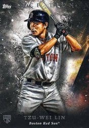 2018 Topps Inception Base Set Tzu-Wei Lin #8 card
