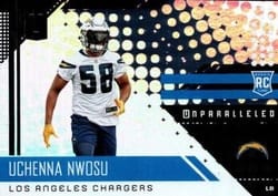 2018 Panini Unparalleled Base Set Uchenna Nwosu #231 card