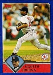 2003 Topps Base Set Ugueth Urbina #46 card