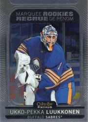 2021-22 O-Pee-Chee Platinum Base Set Ukko-Pekka Luukkonen #215 card