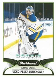 2021-22 Parkhurst Base Set Ukko-Pekka Luukkonen #296 card