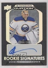 2021-22 Upper Deck Ovation Standing Ovation Rookie Signatures Ukko-Pekka Luukkonen #SORS-UL card