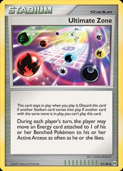 Arceus Ultimate Zone #91 card