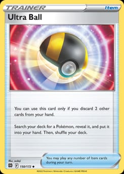2022 Brilliant Stars Ultra Ball #150 card