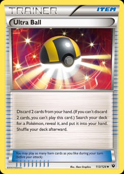 2016 Fates Collide Ultra Ball #113 card