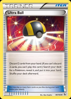 Flashfire Ultra Ball #99 card