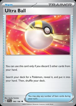 Scarlet & Violet Ultra Ball #196 card