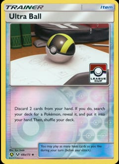 Shining Legends Ultra Ball #68a card