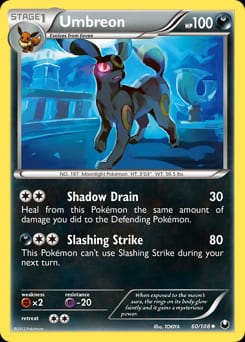 2012 Dark Explorers Umbreon #60 card
