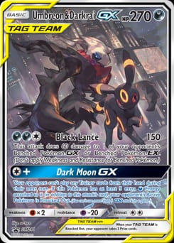 SM Black Star Promos Umbreon & Darkrai-GX #SM241 card