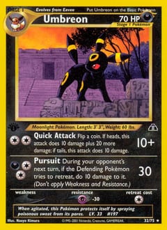 Neo Discovery Umbreon #32 card