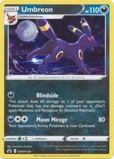 2019 SWSH Black Star Promos Umbreon #SWSH129 card